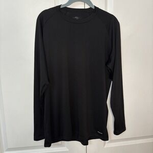 Patagonia Capilene Performance Base Layer Shirt Mens L Black Outdoor Gorpcore US
